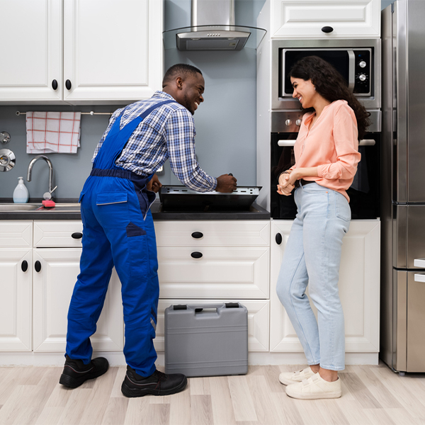 can you provide an estimate for cooktop repair before beginning any work in Glenvil